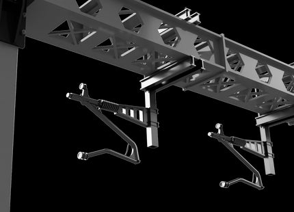 Registration Arms for Mono-Boom Anchor Portal SERIES 1 OHLE - RIGHT HAND - OO Gauge (SET E1-4)