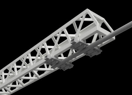 Conductor Wire Mounts (Pack of 5) for SERIES 2 - Two Track Cantilever OHLE - OO Gauge (SET E4-10)