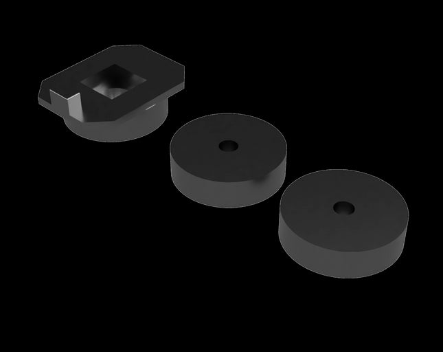 Magnetic Pile Driven Style Base kit for SERIES 1 Twin Track Cantilever OHLE - OO Gauge (SET E2-6)