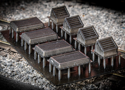 Detailed Workshop Wall Vents - O Gauge (Pack of 8)