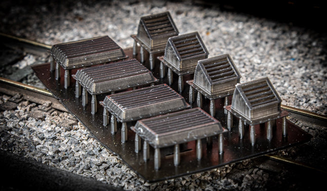Detailed Workshop Wall Vents - O Gauge (Pack of 8)