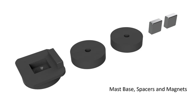 SERIES 2 - Two Track Cantilever Mast (100mm Arm) OHLE Kit - OO Gauge (SET E4-1)