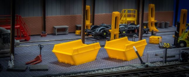 Waste Skips - TT:120 Scale (Pack of 2)