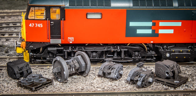 Class 47 / Brush Type 4 Traction Motors - O Gauge (Pack of 6)