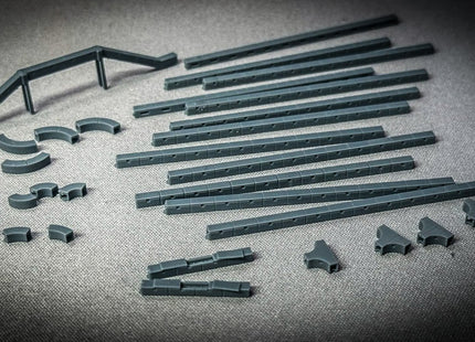 Concrete Cable Trough Trunking Pack (TT:120 Scale)