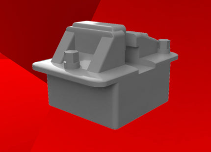 Detailed Rail Chairs With 3mm Square Base (Pack Of 60) - Code 100/75/Bullhead