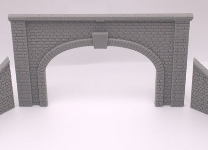 Tunnel Portal kit - Double Track with Side Walls  - N Gauge