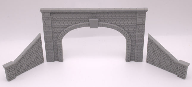 Tunnel Portal kit - Double Track with Side Walls  - N Gauge