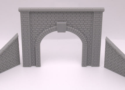 Tunnel Portal kit - Single Track with Side Walls  - N Gauge