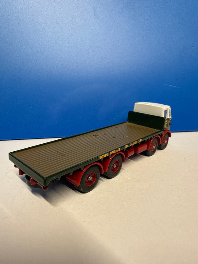 OO Gauge - Lledo Diecast Eddie Stobart AEC Mark V 8-wheel flatbed lorry - 1:76 Scale