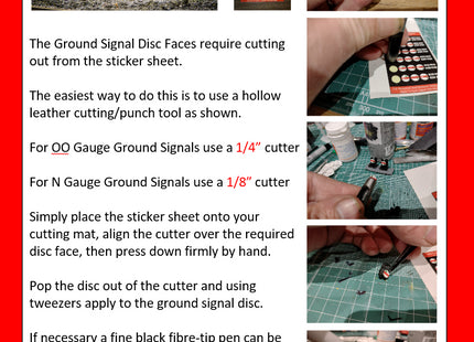 Disc Ground Signals - Double Disc Type - OO Gauge (Pack of 6)