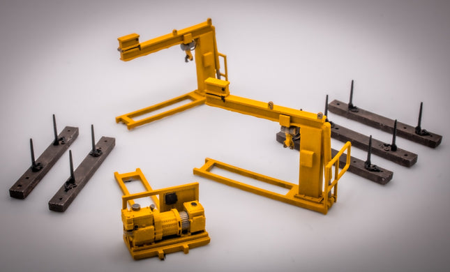 YFA Salmon Wagon Rail Crane Equipment (Pack for 1 Wagon) - OO Gauge