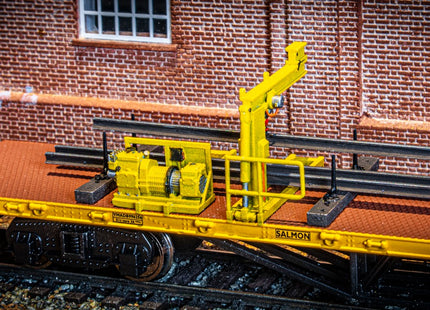 YFA Salmon Wagon Rail Crane Equipment (Pack for 1 Wagon) - OO Gauge