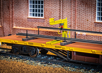 YFA Salmon Wagon Rail Crane Equipment (Pack for 1 Wagon) - OO Gauge