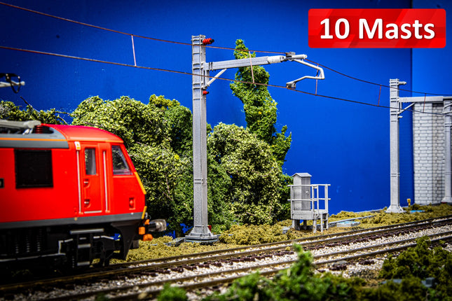 E3-11 - SERIES 1 - Single Insulated Cantilever (Inner SIC) With Magnetic Registration Arms - Pack of 10 - (OO Gauge)