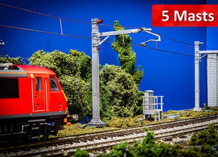E3-7 - SERIES 1 - Single Insulated Cantilever (Inner SIC) With Magnetic Registration Arms - Pack of 5 - (OO Gauge)