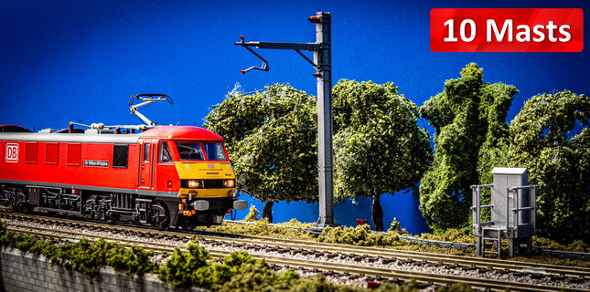 E3-10 - SERIES 1 - Single Insulated Cantilever (Outer SIC) - Pack of 10 - (OO Gauge)