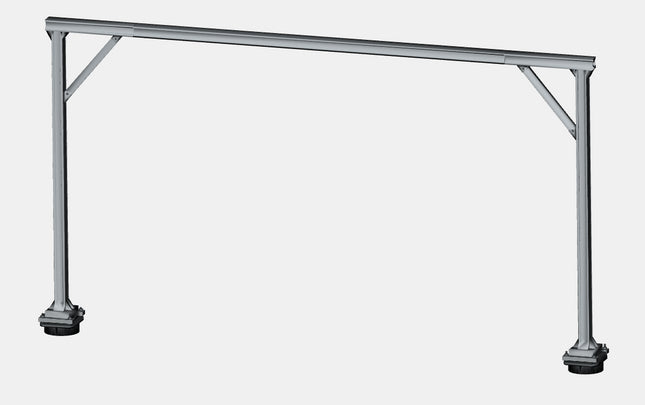 1500v DC OHLE I Beam Type Structure Kit - 2 Masts with Beam for 2-Track 170mm Span (SET E6-1)