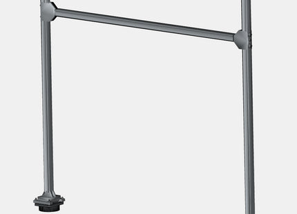 1500v DC OHLE I Beam Type Structure Kit - 2 Tall Masts with Beam for 2-Track 130mm Span (SET E6-2)