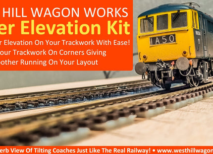 Track Superelevation Kit - Mega Pack - OO Gauge Code 75/100