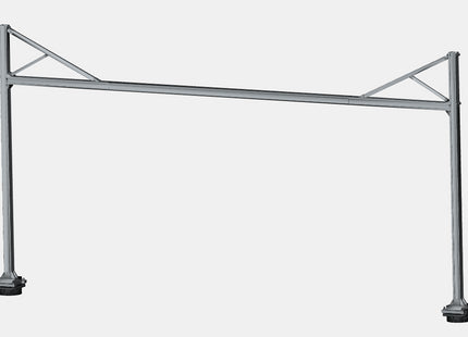 1500v DC OHLE I Beam Type Structure Kit - 2 Top Braced Long Masts with Beam for 3-Track 230mm Span (SET E6-5)