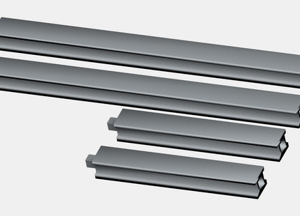 1500v DC OHLE I Beam Type - 2 x 30mm and 2 x 60mm Span Extension Beams (SET E6-10)