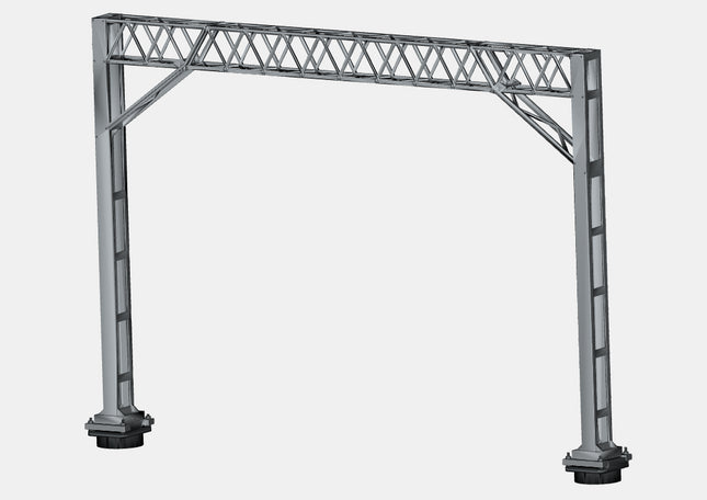 1500v DC OHLE Lattice Type Structure Kit - 2 Masts with 2-Track 130mm Span (SET E7-1)