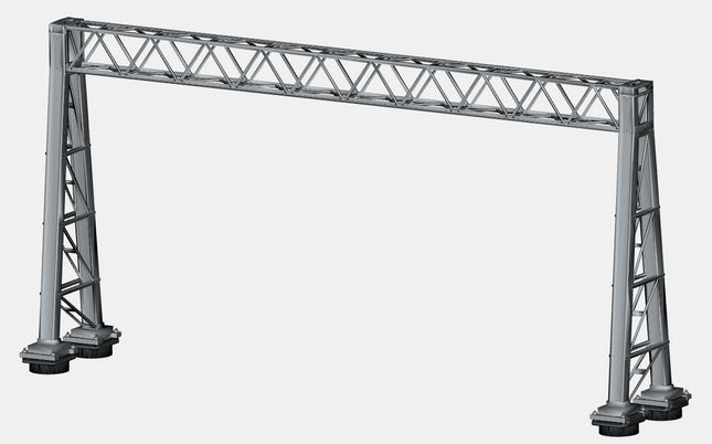 1500v DC OHLE A-Frame Type Structure Kit - 2 Masts with Tall 3-Track 180mm Span (SET E8-3)