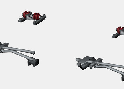 1500v DC OHLE A-Frame Type - 2 Single Magnetic Registration Arms and Catenary Wire Supports (SET E8-10)