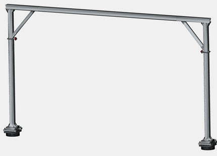 1500v DC OHLE I Beam Type Structure - 2-Track Mast Kit for Wire Supported Registration Arms (SET E6-9)