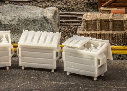 Trade Waste Bins - O Gauge (Pack of 2)