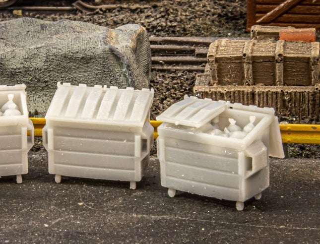 Trade Waste Bins - O Gauge (Pack of 2)