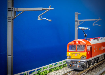 E9-1 - N Gauge OHLE SERIES 1 - Single Insulated Cantilever - Pack of 3 Masts