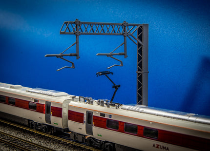 E10-1 - N-Gauge OHLE - SERIES 2 - Two Track Cantilever Mast (59mm Arm) Kit