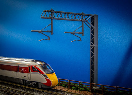 E10-1 - N-Gauge OHLE - SERIES 2 - Two Track Cantilever Mast (59mm Arm) Kit