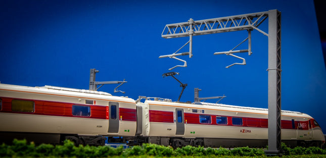 E10-2 - N-Gauge OHLE - SERIES 2 - Two Track Cantilever Mast (67mm Arm) Kit