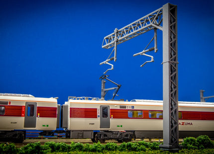 E10-2 - N-Gauge OHLE - SERIES 2 - Two Track Cantilever Mast (67mm Arm) Kit