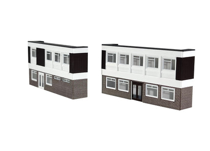 Low Relief 1970's Office Block - N Gauge