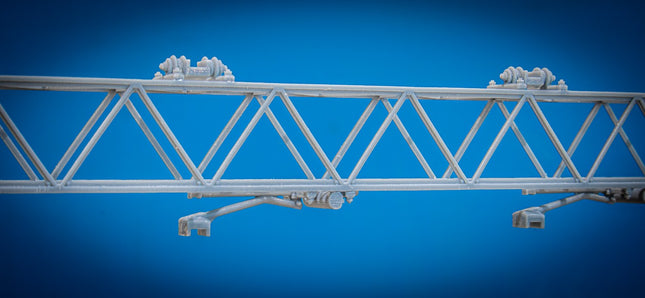 1500v DC OHLE A-Frame Type - 2 Single Magnetic Registration Arms and Catenary Wire Supports (SET E8-10)