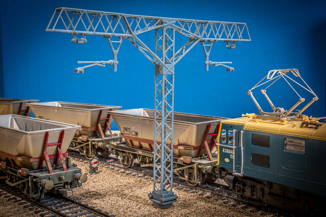1500v DC OHLE Lattice Type Structure Kit - 1 Double Sided Mast with 2 Single Track Cantilever Spans (SET E7-3)