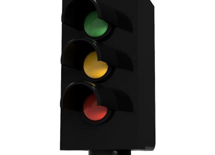 SG11 - Single Post Signal Kit with 3 Aspect Dummy Signal Head (OO Gauge)