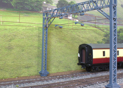 1500v DC OHLE Lattice Type Structure - 2-Track Mast Kit for Wire Supported Registration Arms (SET E7-4)