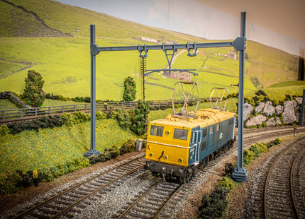 1500v DC OHLE I Beam Type Structure Kit - 2 Tall Masts with Beam for 2-Track 130mm Span (SET E6-2)