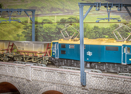 1500v DC OHLE I Beam Type Structure Kit - 2 Viaduct Masts with Beam for 110mm Viaduct Span (SET E6-4)