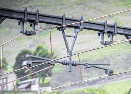 1500v DC OHLE I Beam Type - 1 Double Magnetic Registration Arm and Catenary Wire Supports Kit (SET E6-12)