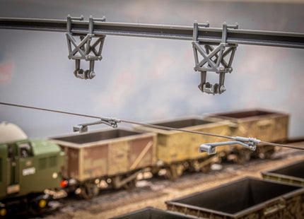1500v DC OHLE I Beam Type - 2 Single Wire Supported Magnetic Registration Arms Kit (SET E6-15)