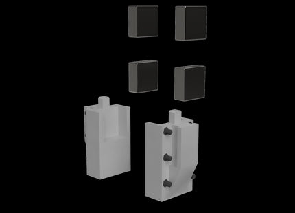 1500v DC OHLE I Beam Type - 2 Viaduct Mast Bases Kit (SET E6-13)