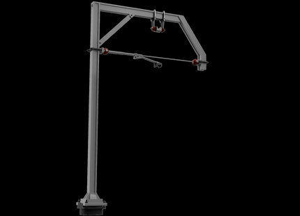1500v DC OHLE I Beam Type Structure - Tall Single Track Cantilever Mast Kit (SET E6-8)