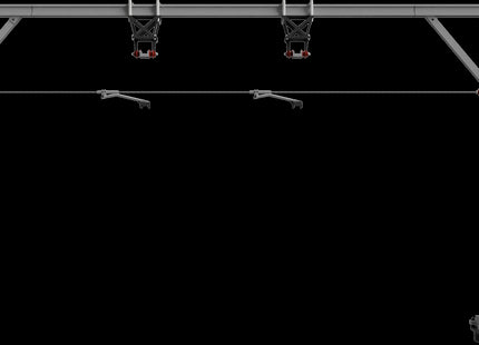 1500v DC OHLE I Beam Type Structure - 2-Track Mast Kit for Wire Supported Registration Arms (SET E6-9)