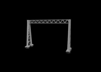 1500v DC OHLE A-Frame Type Structure Kit - 2 Masts with 2-Track 130mm Span (SET E8-1)
